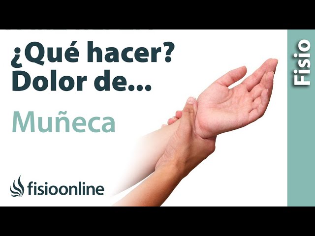 como quitar el dolor de muñecas