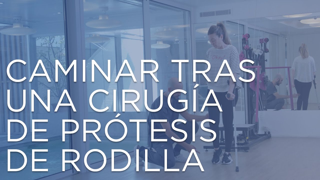 cuándo dejar las muletas después de una prótesis de rodilla