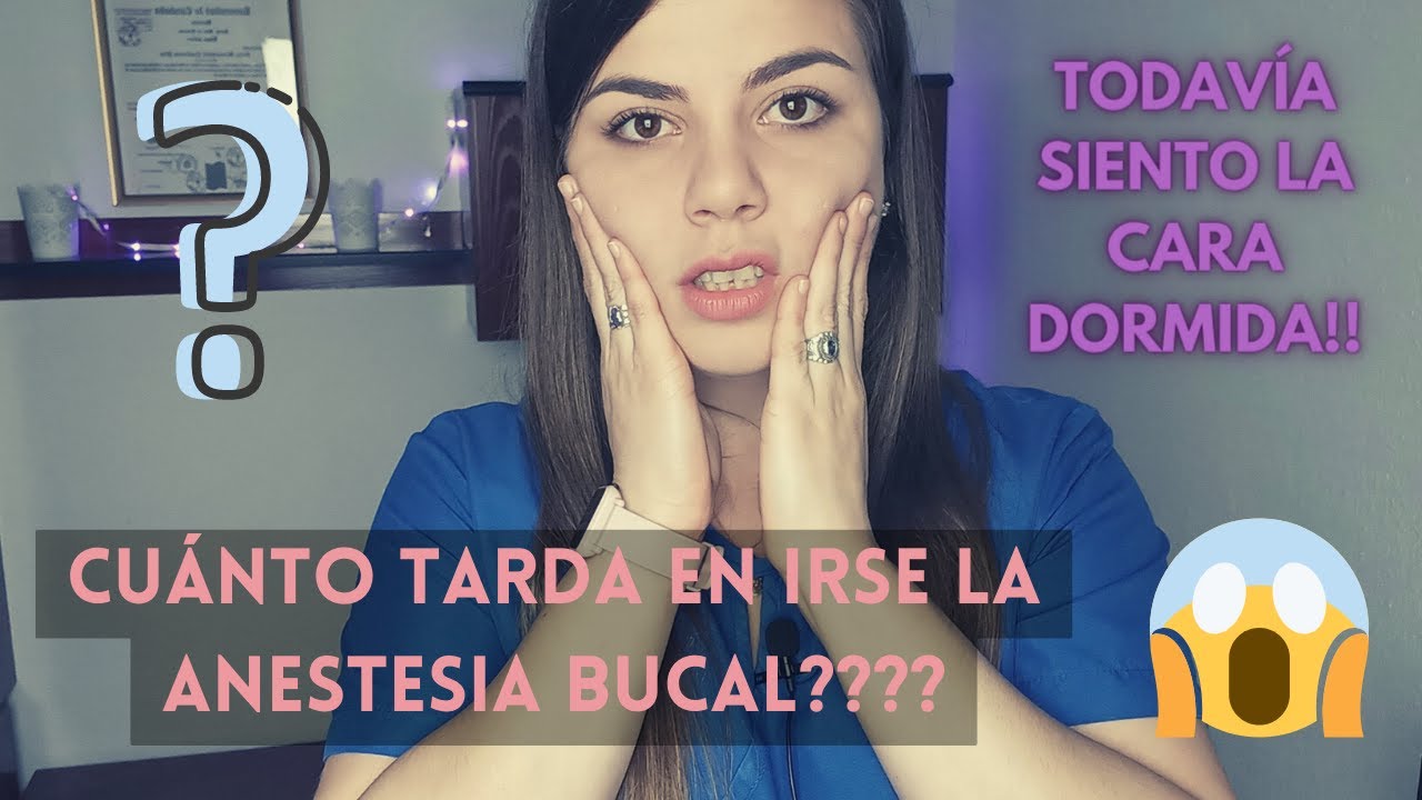 como quitar anestesia de la boca