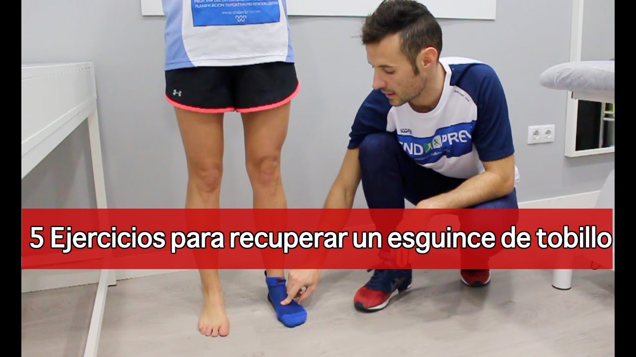como recuperar de un esguince de tobillo