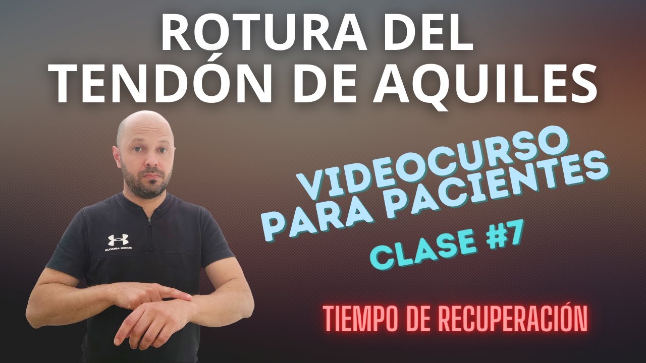 conducir después de rotura tendón aquiles