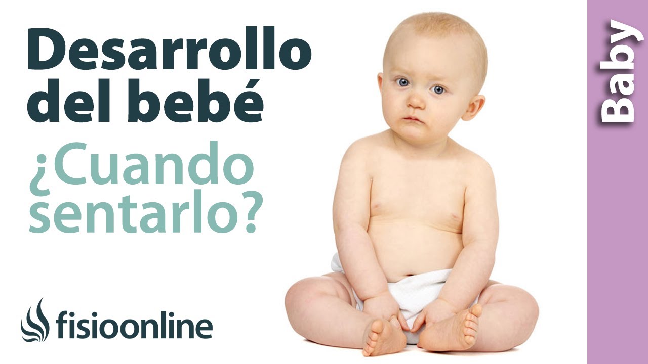 cuando se mantiene sentado un bebe
