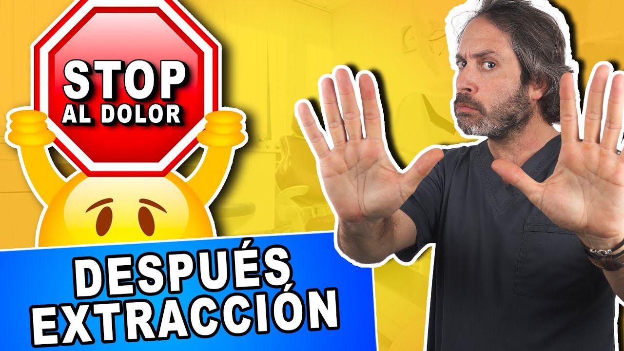 dolor mandibular tras extracción de muela