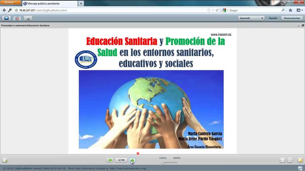 educación sanitaria y promoción de la salud