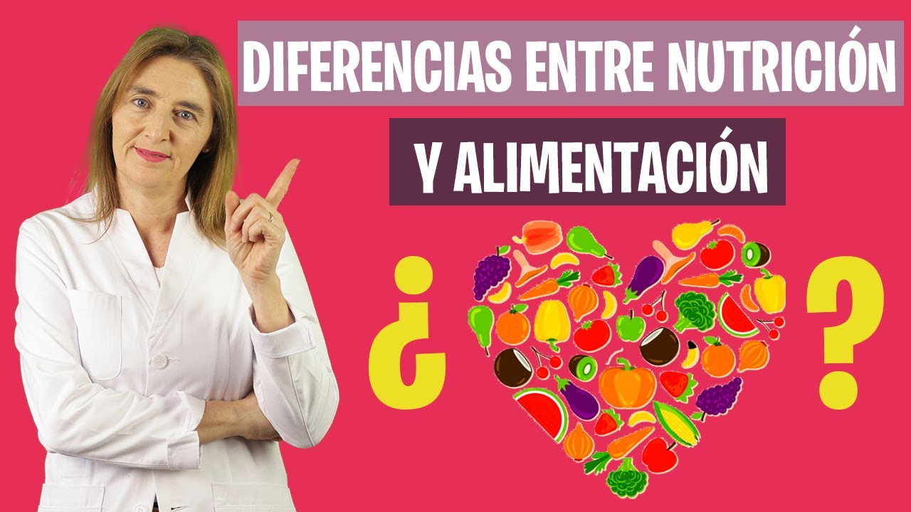es lo mismo nutrición que alimentación