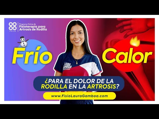 frío o calor para artrosis de rodilla