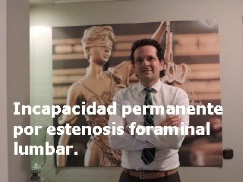 grado de discapacidad por estenosis lumbar
