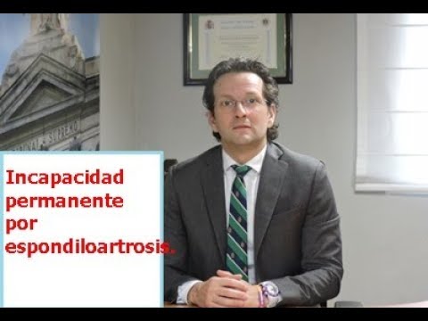 la espondiloartrosis es motivo de invalidez