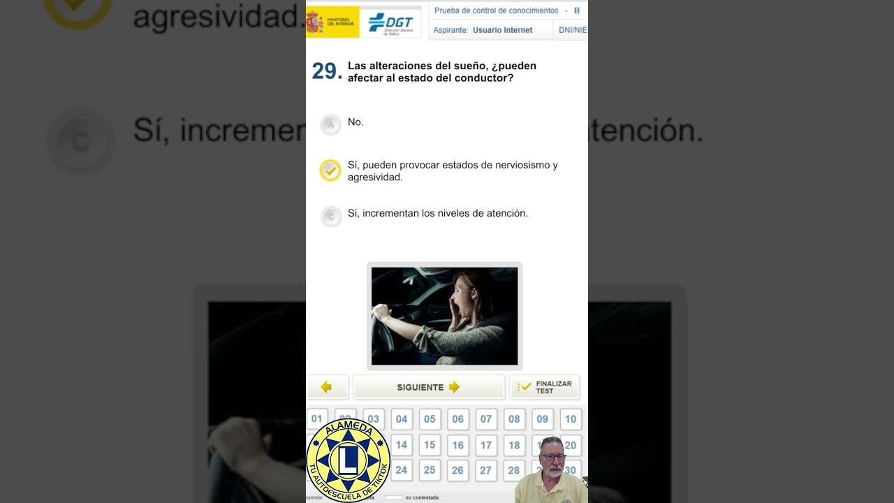 las alteraciones del sueño puede afectar al estado del conductor