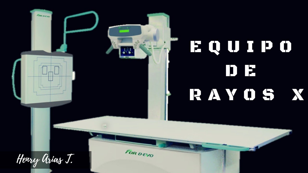 maquina de rayos x y sus partes