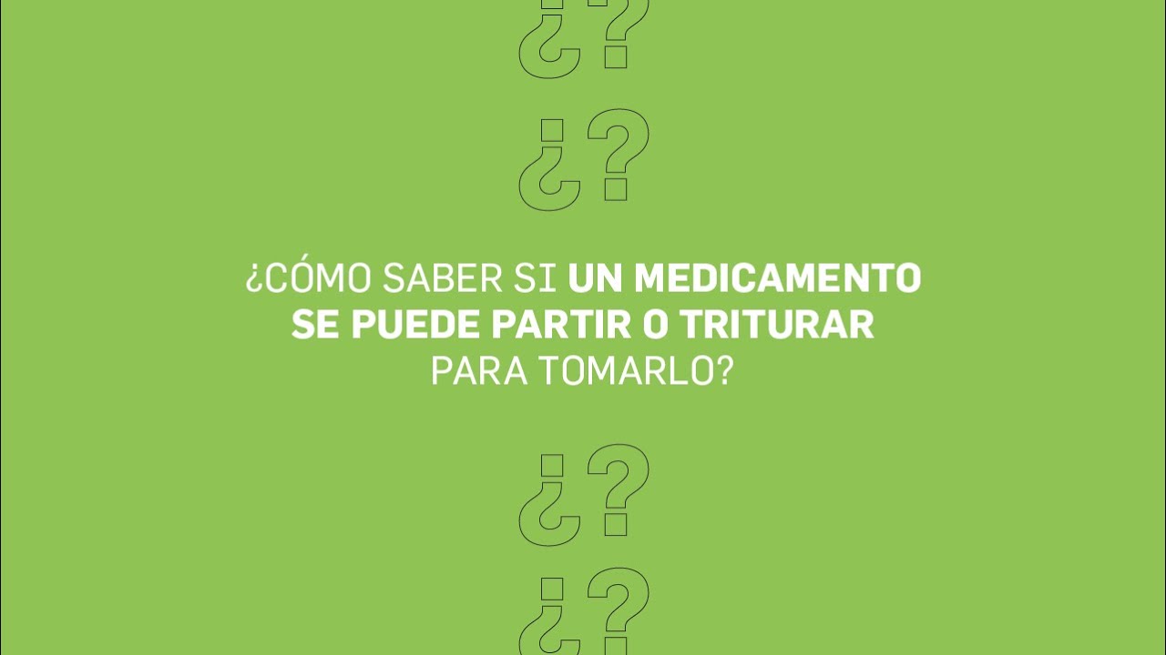 se puede triturar una pastilla de antibiótico
