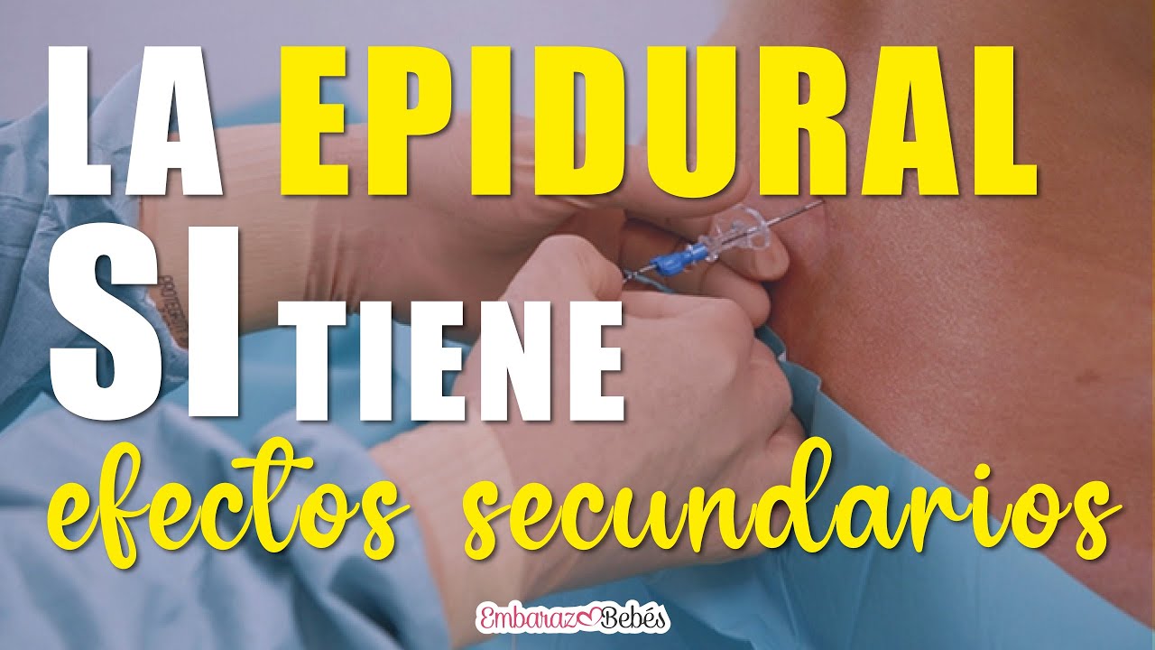 secuelas de la epidural a largo plazo