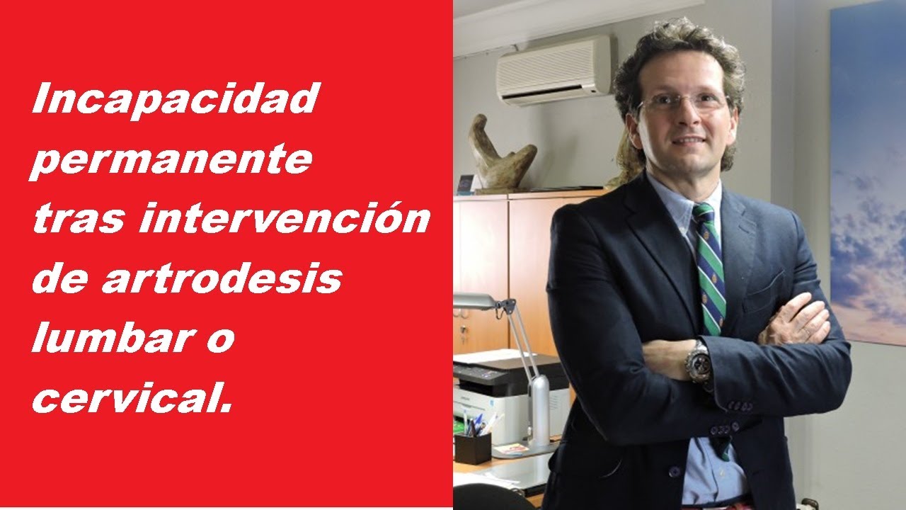 tiempo de baja laboral por artrodesis lumbar