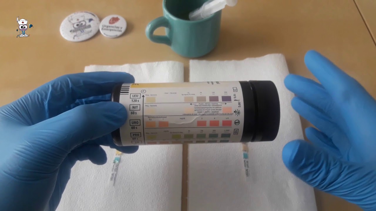 tiras para detectar infeccion de orina