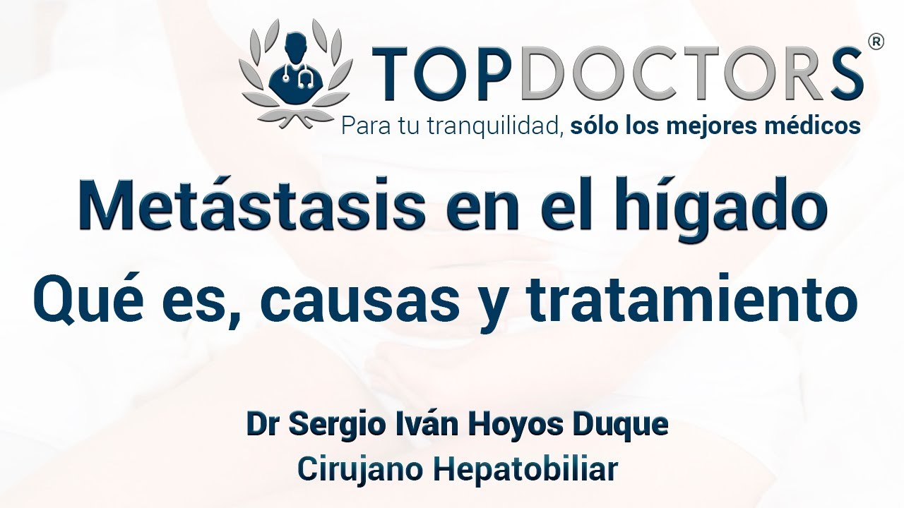 cancer de colon y metastasis en higado