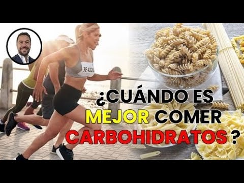 carbohidratos antes o después de entrenar