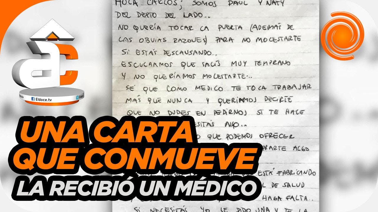 carta de agradecimiento a un médico