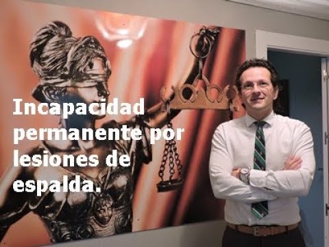 grado de discapacidad por espalda fallida