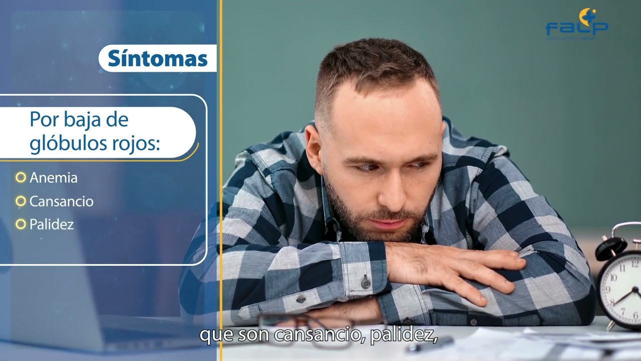 hemograma de una persona con leucemia