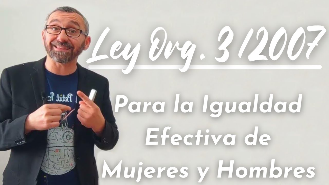 ley 3 2001 de 28 de mayo