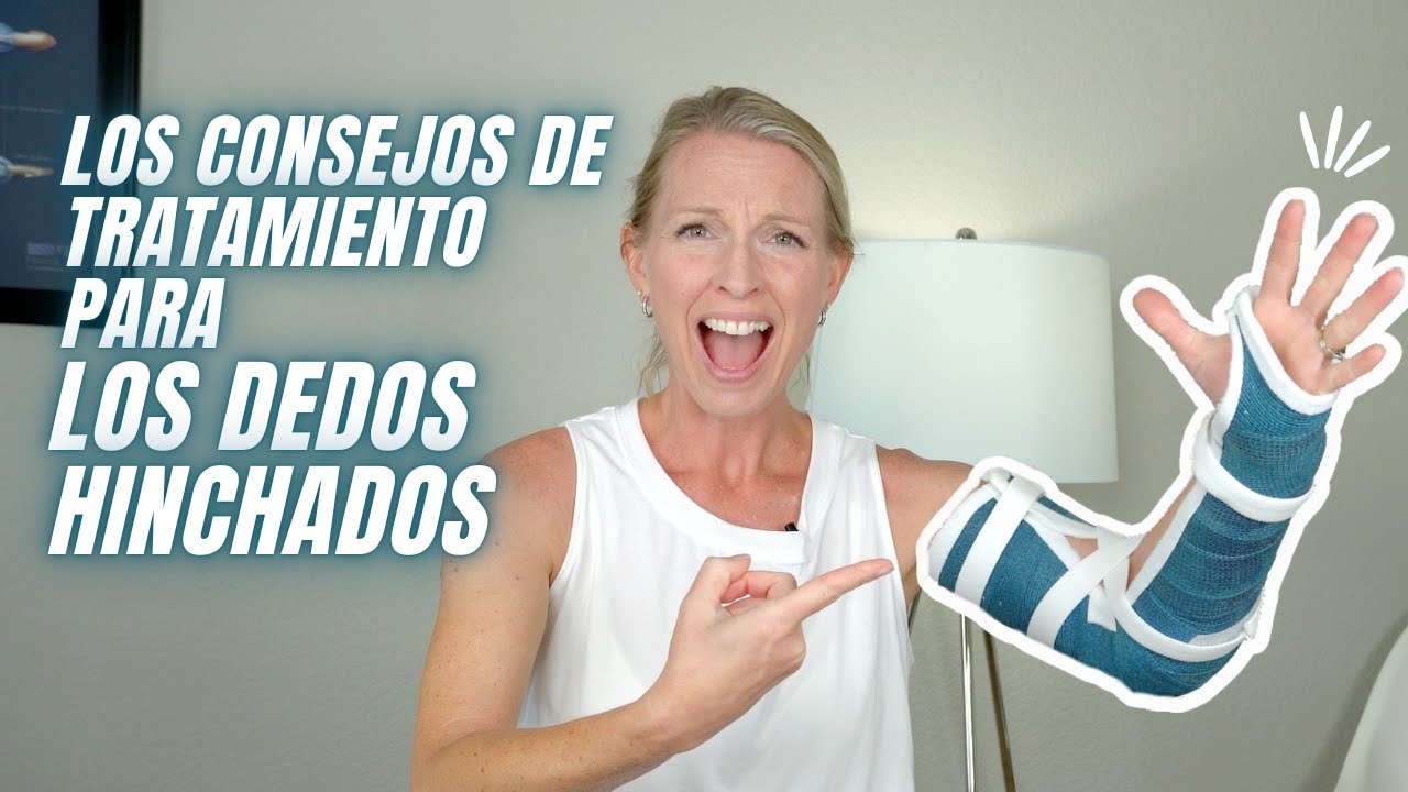 mano hinchada por fractura de humero