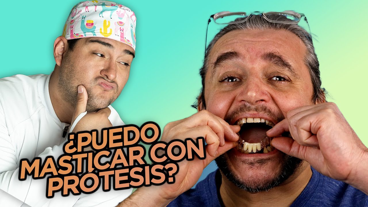 no puedo comer con la prótesis dental