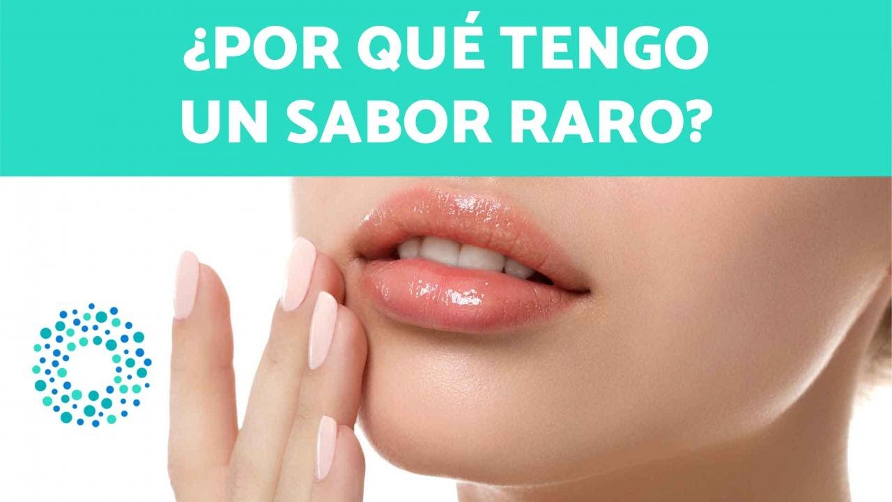 sabor a jabon en la boca