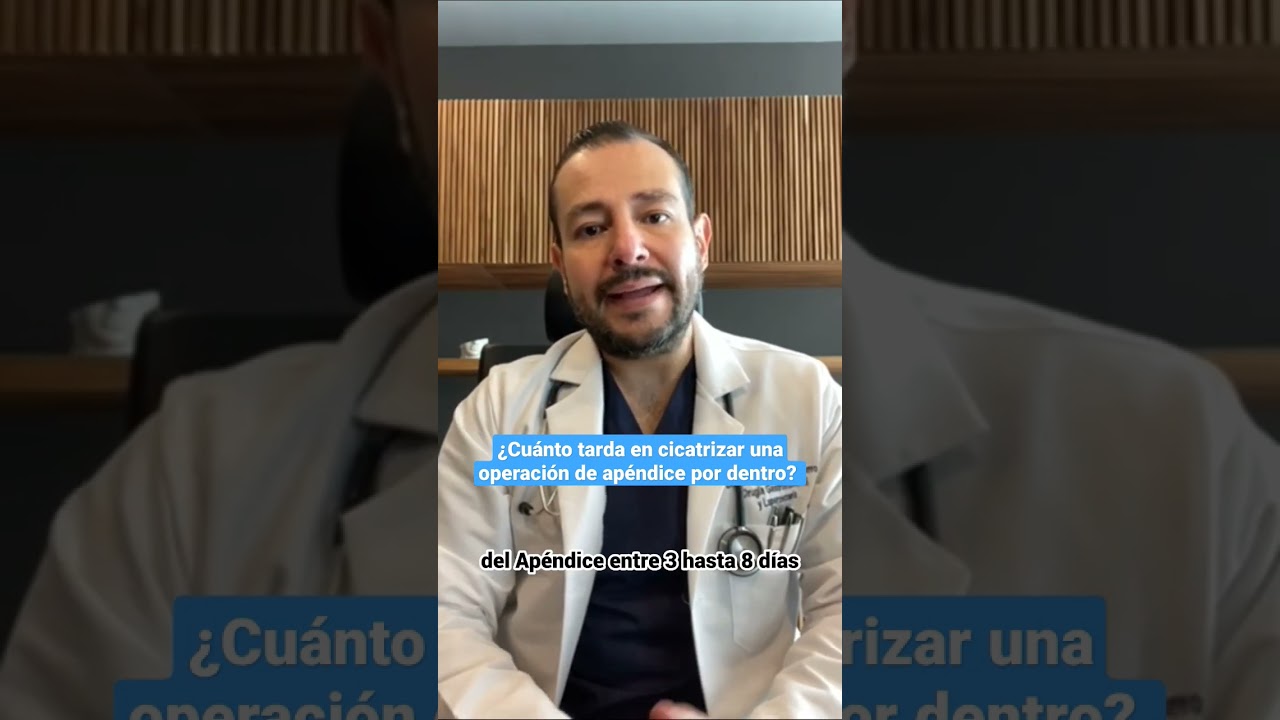 se puede abrir una herida de apendicitis por dentro