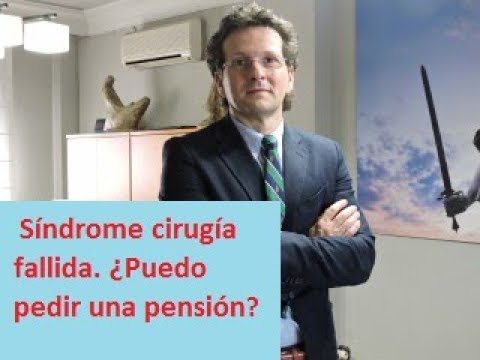 sindrome de espalda fallida incapacidad permanente